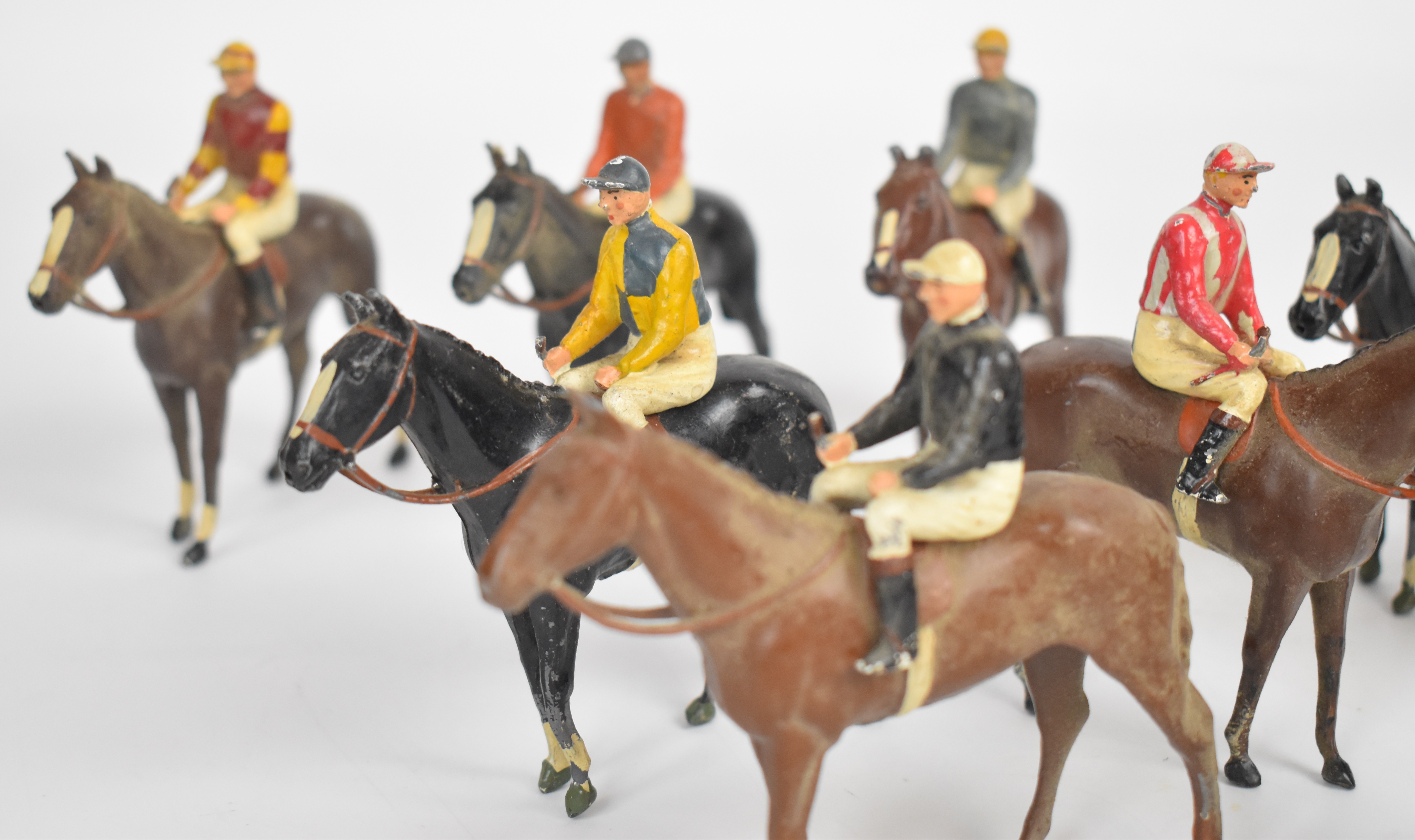 Britains Lead Model Racehorses