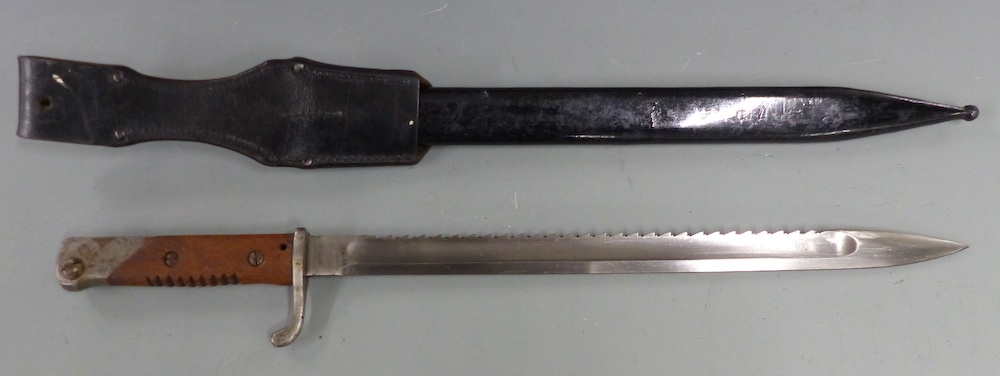 German 1914 Pattern Gottscho Sawback Bayonet Sold £1800