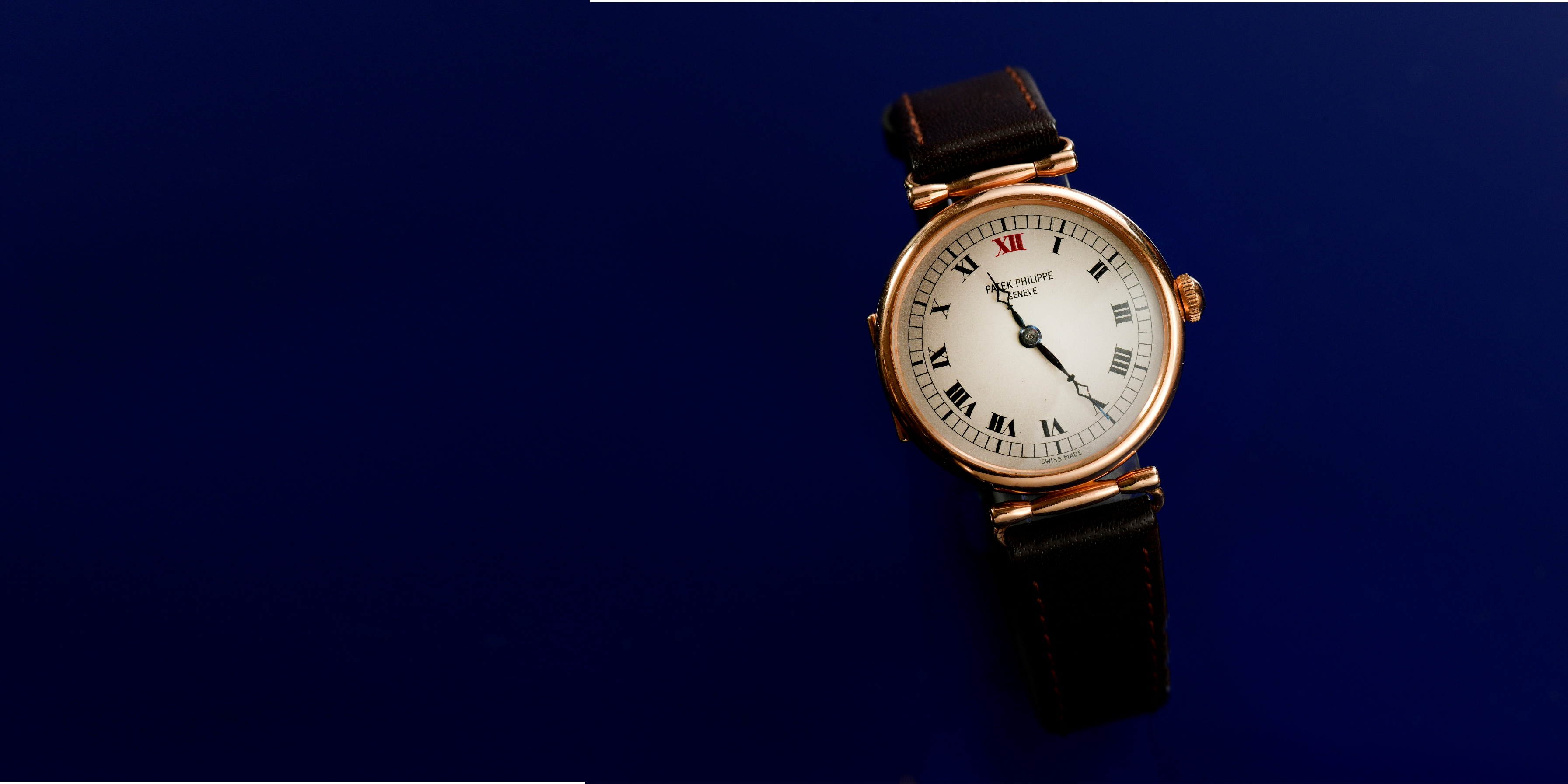 Patek Philippe 18Ct Gold Officer's Type Gentleman's Wristwatch